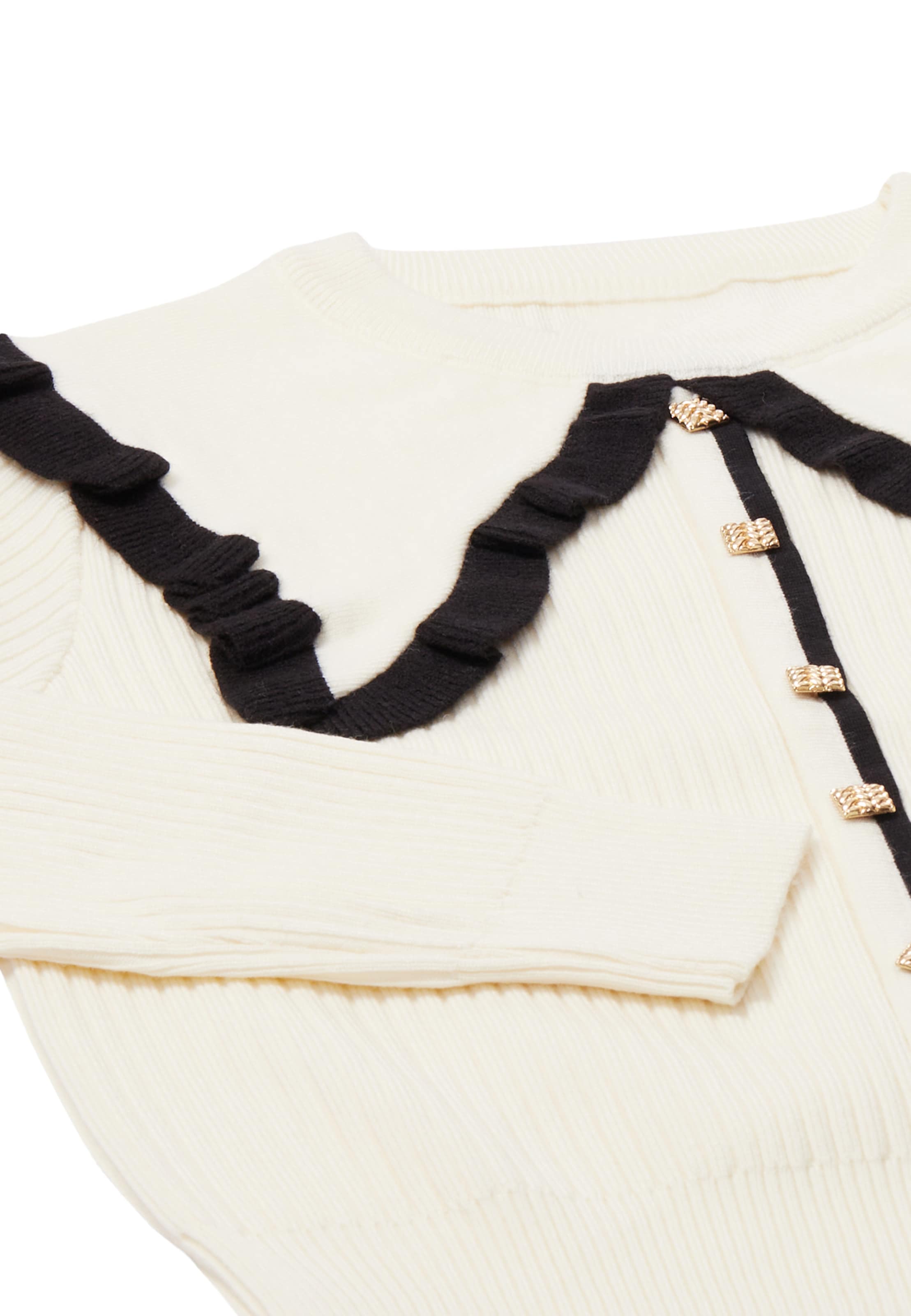 NAEMI Cardigan i hvid