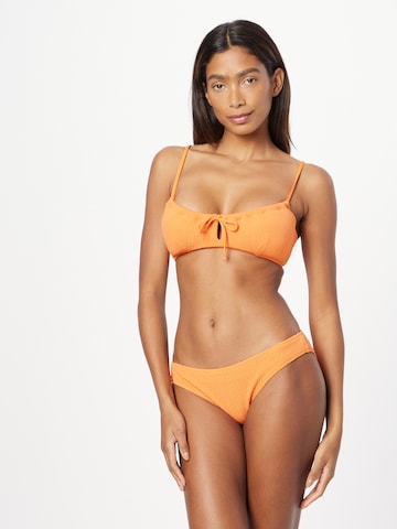 Bandeau Hauts de bikini 'Drawstring' Seafolly en orange