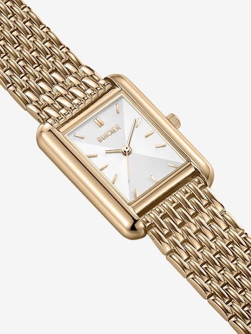 BURKER Watches Analoog horloge 'Olivia Gold White' in Goud