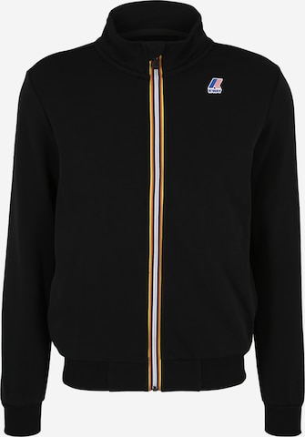 K-Way Sweatjacke 'LE VRAI AUGUR' in Schwarz: predná strana