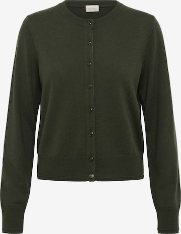 Part Two Gebreid vest 'Noelani' in Groen: voorkant