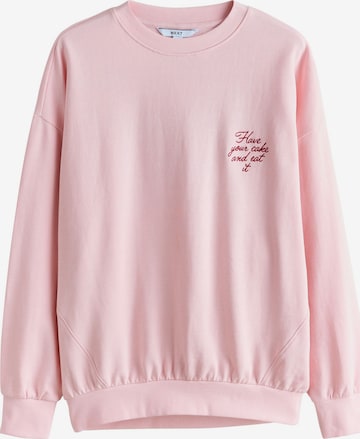 NextSweater majica - roza boja: prednji dio