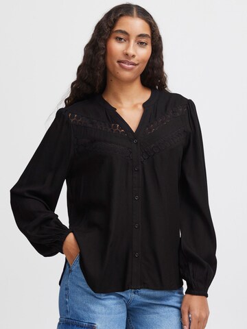 Camicia da donna 'Habine' di b.young in nero: frontale