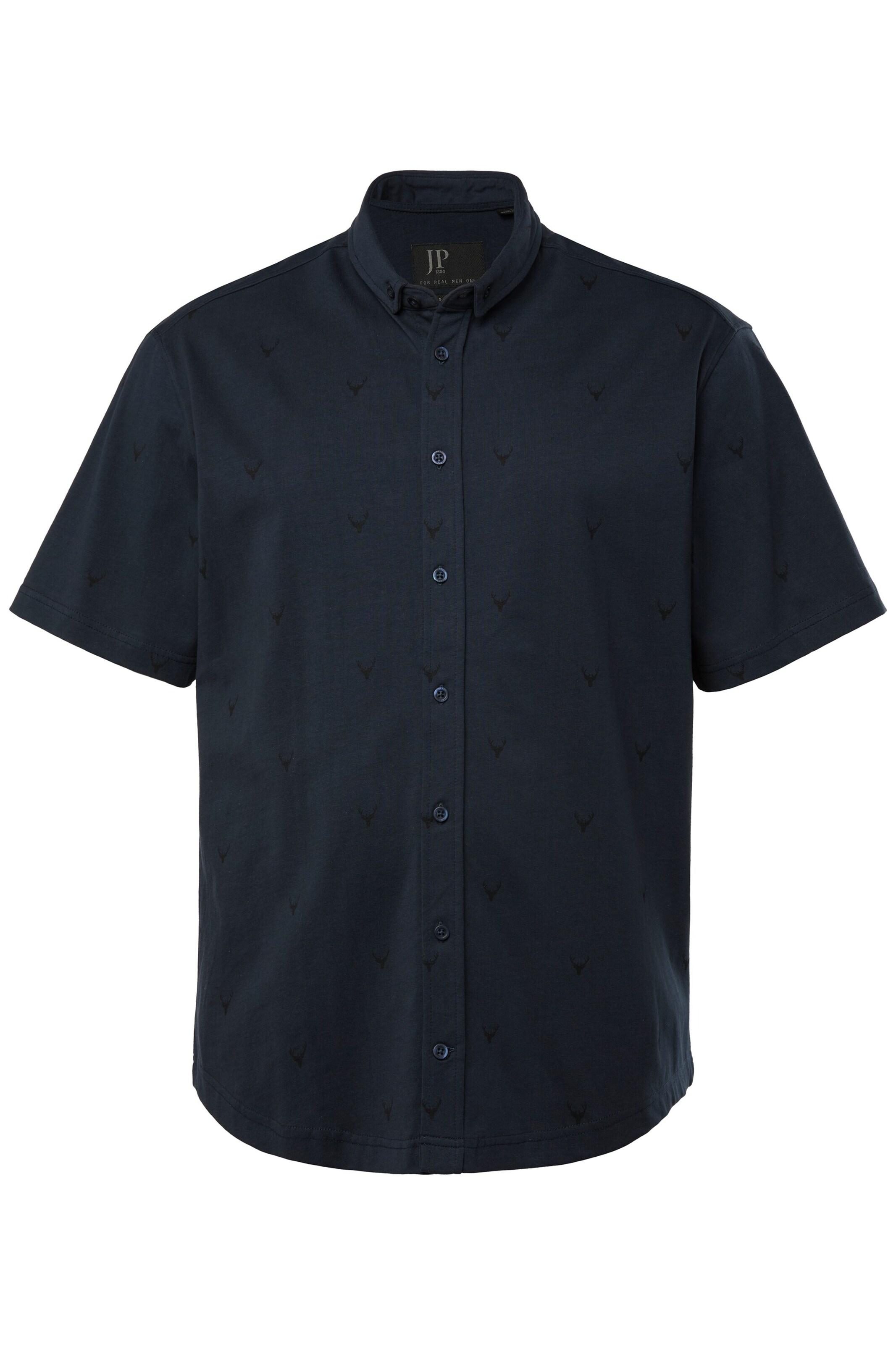 JP1880 Comfort fit Button Up Shirt in Blue: front