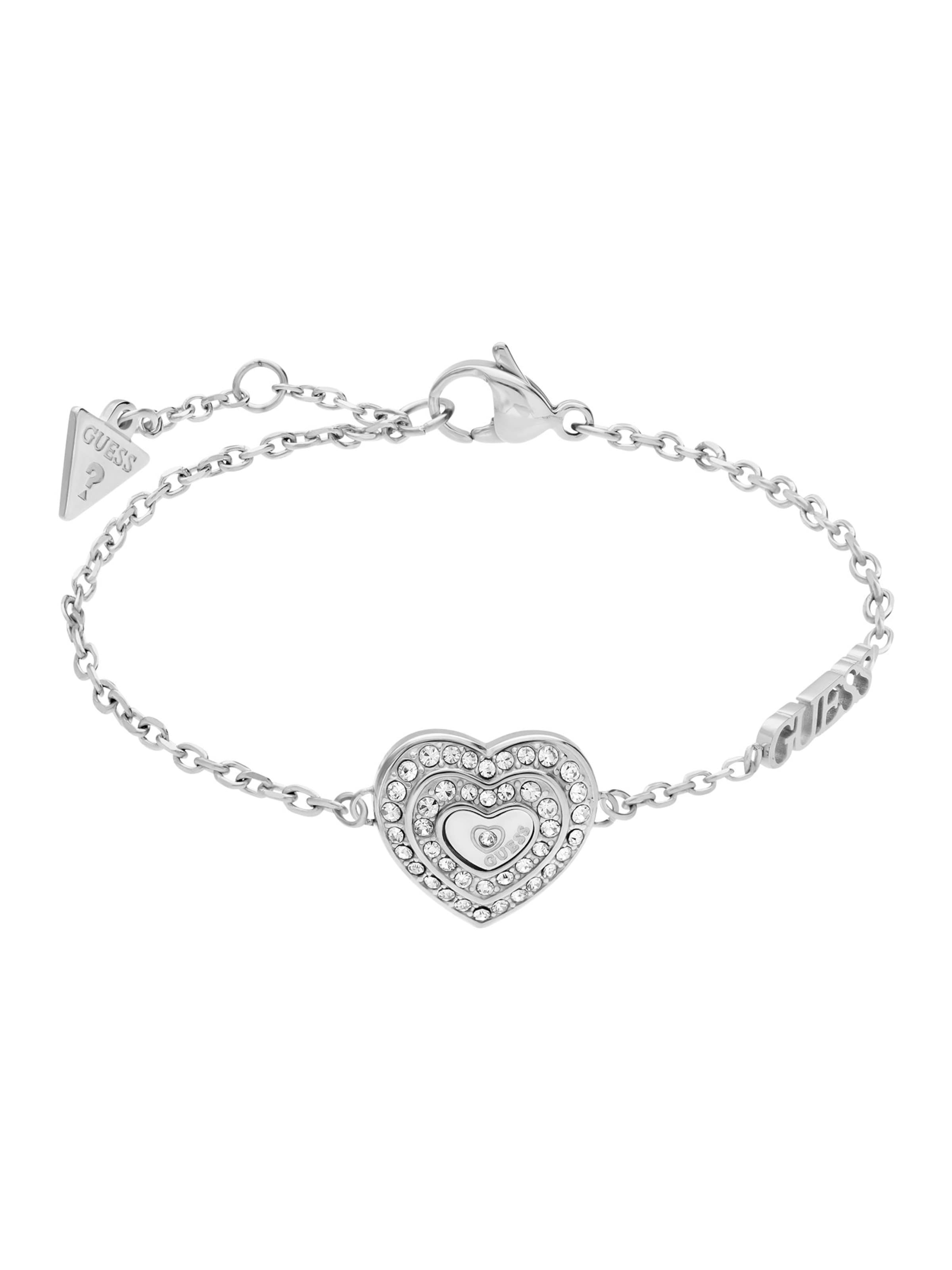GUESS Armband 'Sportiv' in de kleur Zilver, Productweergave