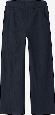 Wide leg Pantaloni di NAME IT in blu: frontale