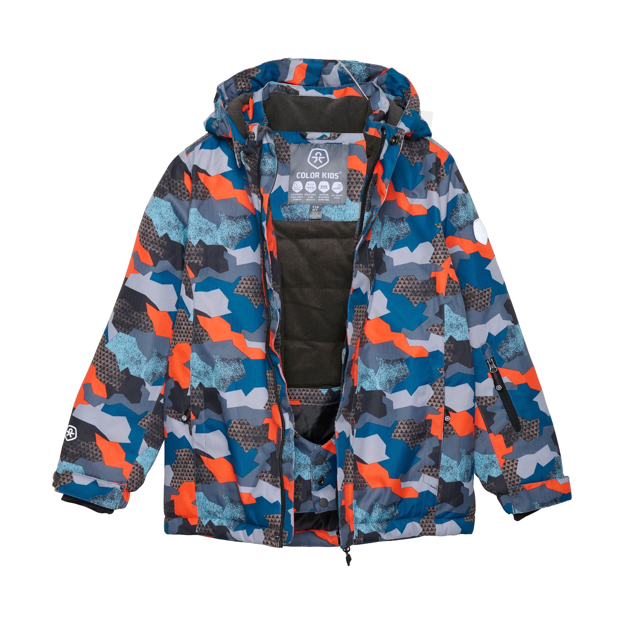 COLOR KIDS - Chaqueta deportiva 'Coski Aop' en azul
