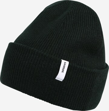 Samsøe Samsøe Beanie in Green: front