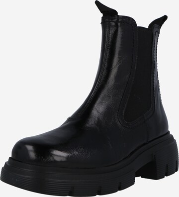 Paul Green Chelsea Boots in Schwarz: predná strana