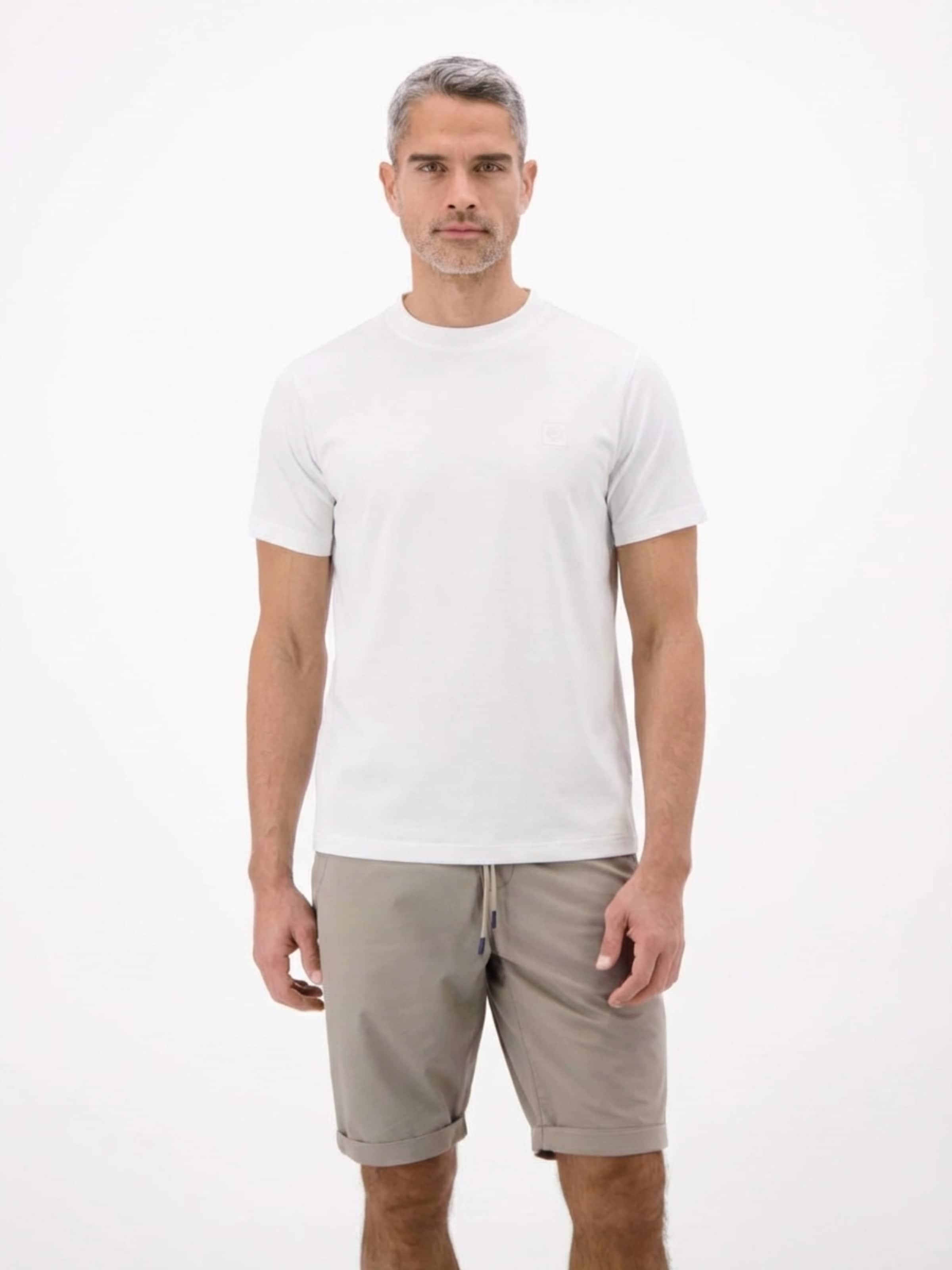 T-Shirt LERROS en blanc