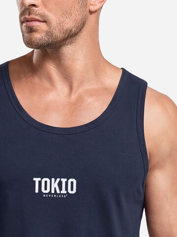 Neverless Shirt 'Tokio'‌‌ in Blau