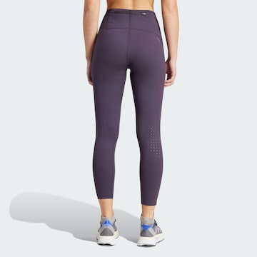 Skinny Pantalon de sport 'Adizero' ADIDAS PERFORMANCE en violet