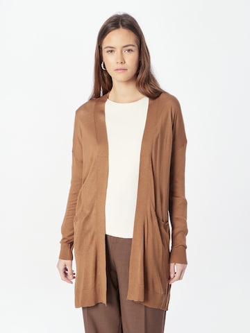 OVS Knit Cardigan in Brown: front