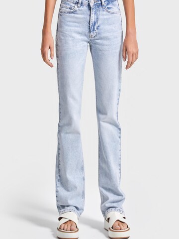 IT'S BASIC Regular Jeans 'Straight High Rise Jeans' in Blauw