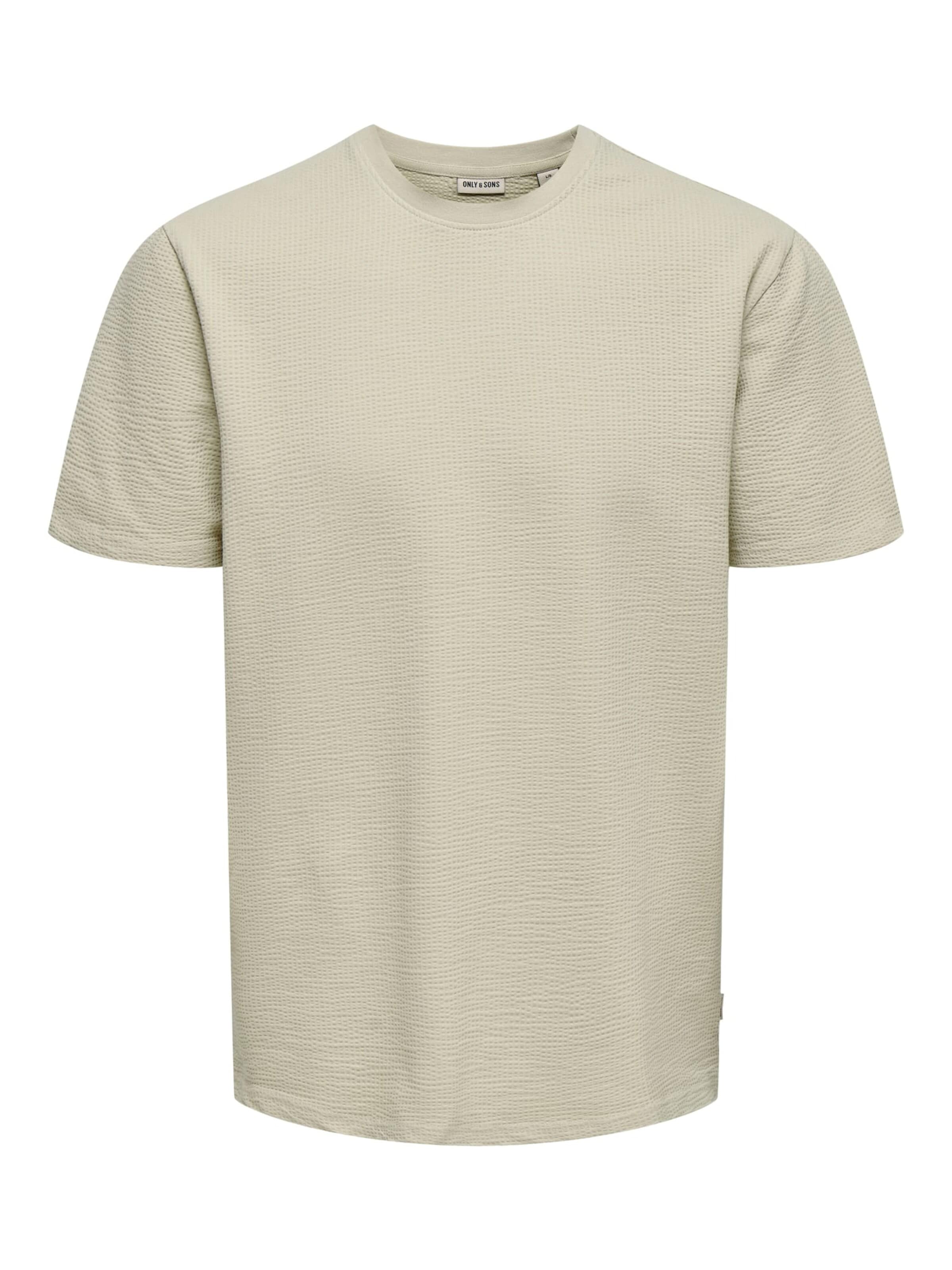 Only & Sons Shirt 'Kian' in Beige: voorkant