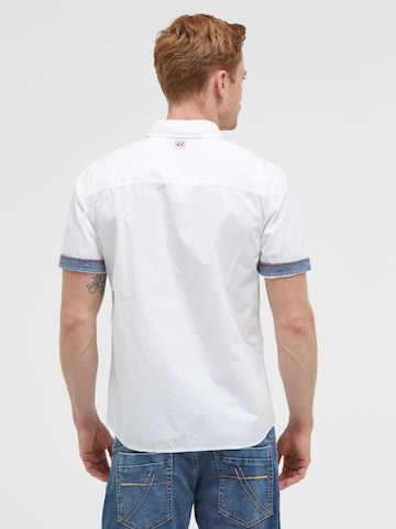 Regular fit Camicia 'French Coast I' di CAMP DAVID in bianco