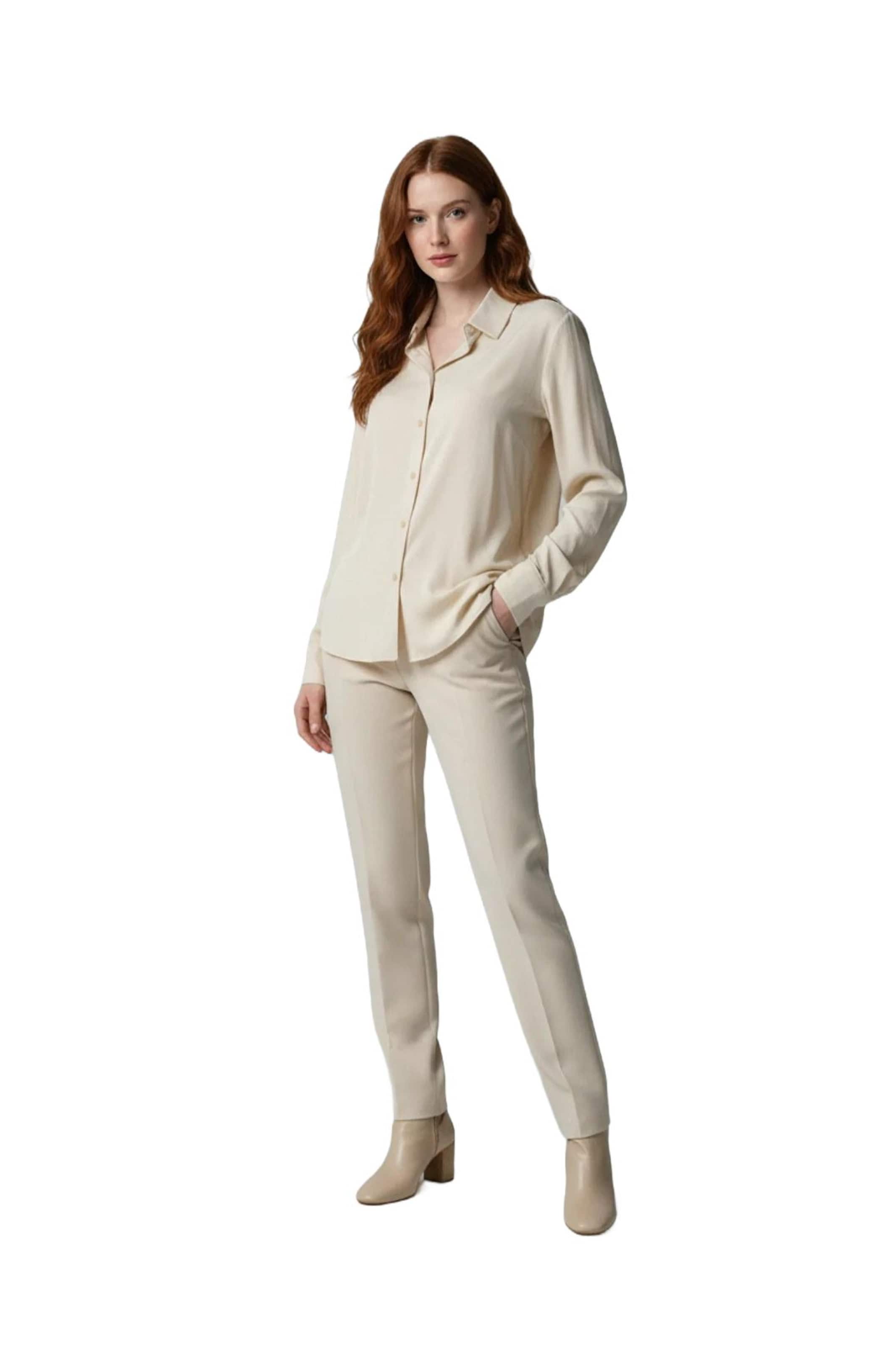 Chemisier No Matter What en beige : devant