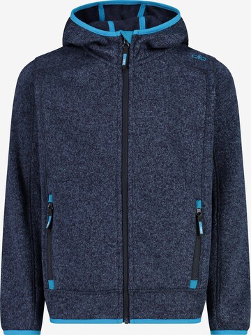 CMP Athletic Fleece Jacket in Blue: front