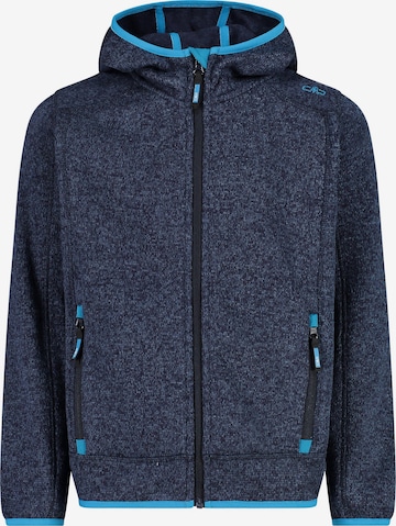 CMP Athletic Fleece Jacket in Blue: front