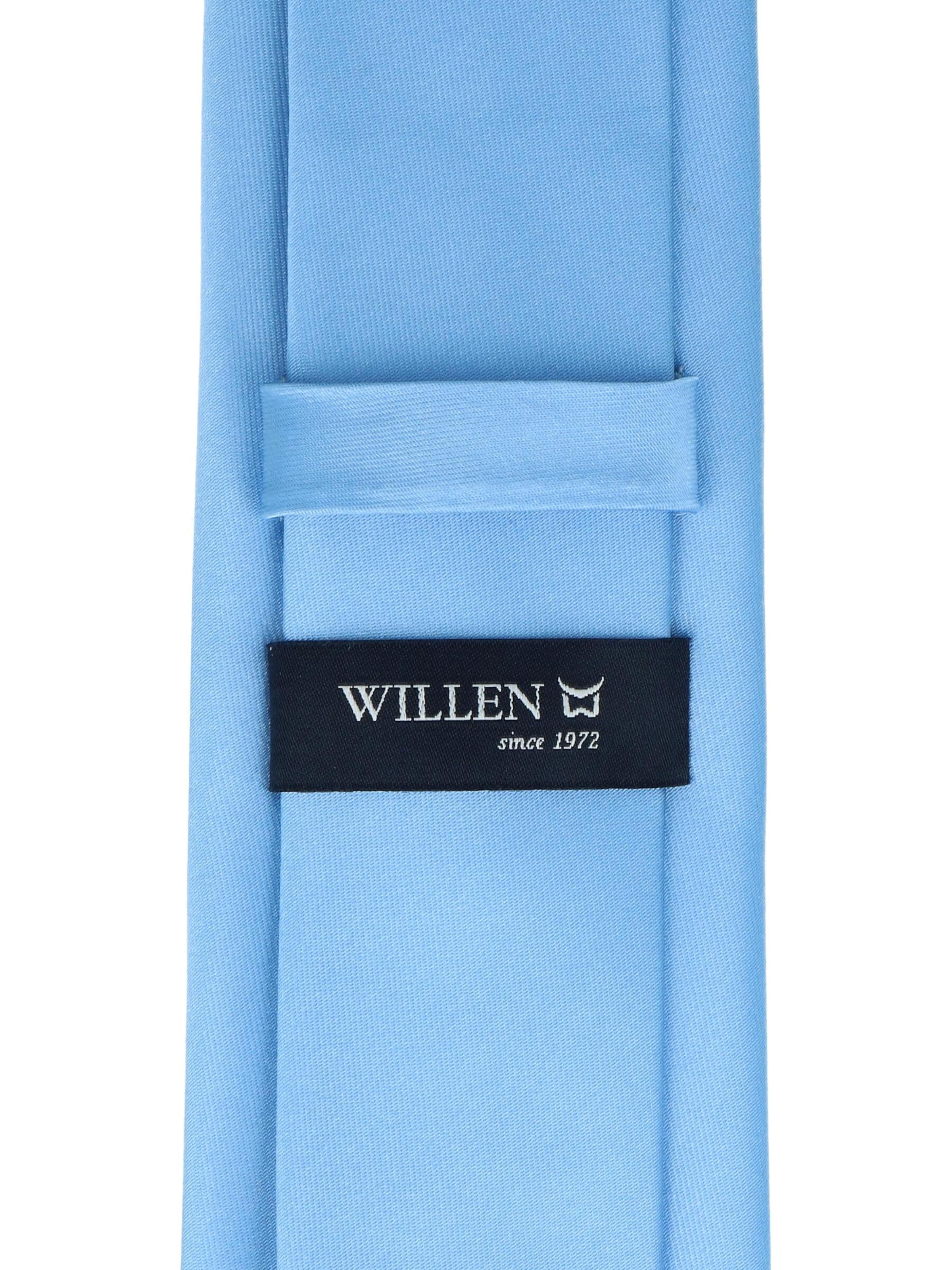WILLEN Tie 'Uni de Luxe' in Blue