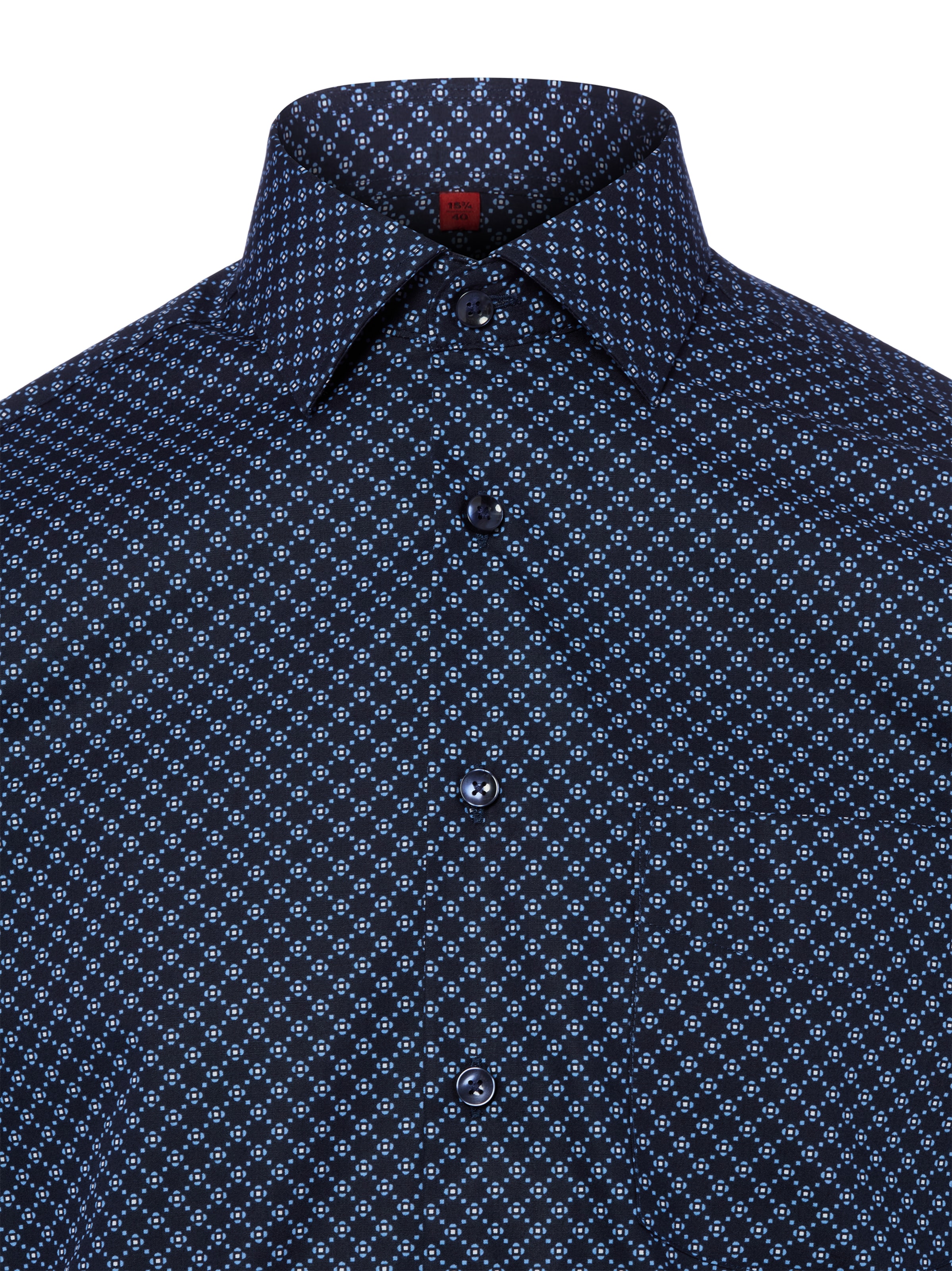 Finshley & Harding Slim fit Zakelijk overhemd in Blauw