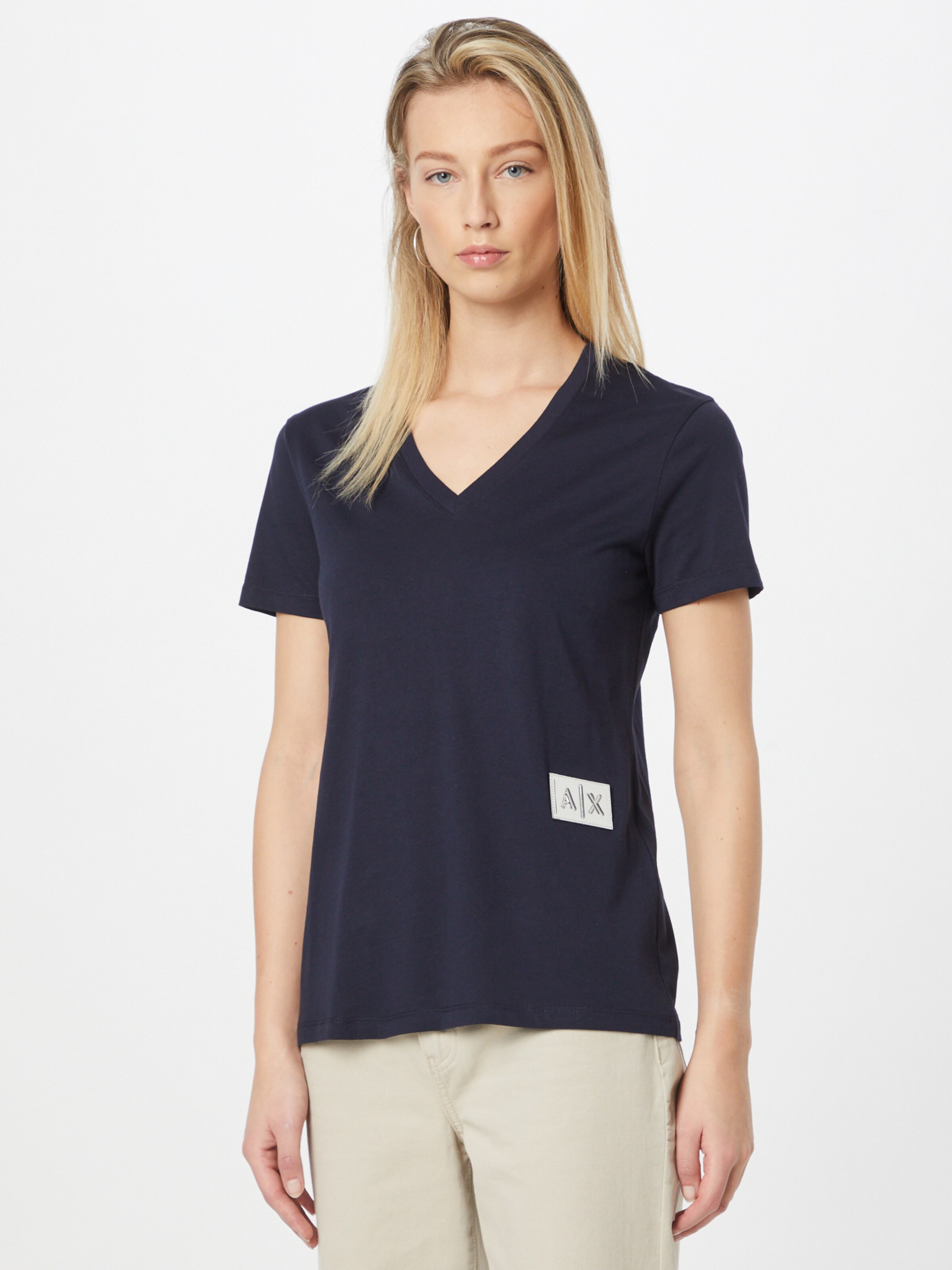 Frauen Shirts & Tops ARMANI EXCHANGE Shirt in Navy - MB01214 Frauen Shirts & Tops ARMANI EXCHANGE Shirt in Navy - MB01214