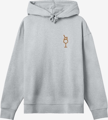 Sweat-shirt 'Orange Spritz ' F4NT4STIC en gris : devant
