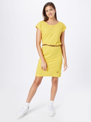 Robe d’été 'ElliAK' Alife and Kickin en jaune