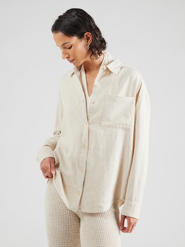 HOLLISTER Blouse in Beige: voorkant