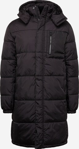 !Solid Winter Jacket 'Callen' in Black: front