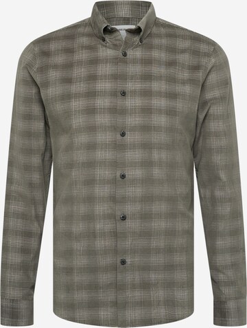 Lindbergh Button Up Shirt in Green: front