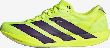 Chaussure de course ' Adizero Adios 9 ' ADIDAS PERFORMANCE en jaune : devant