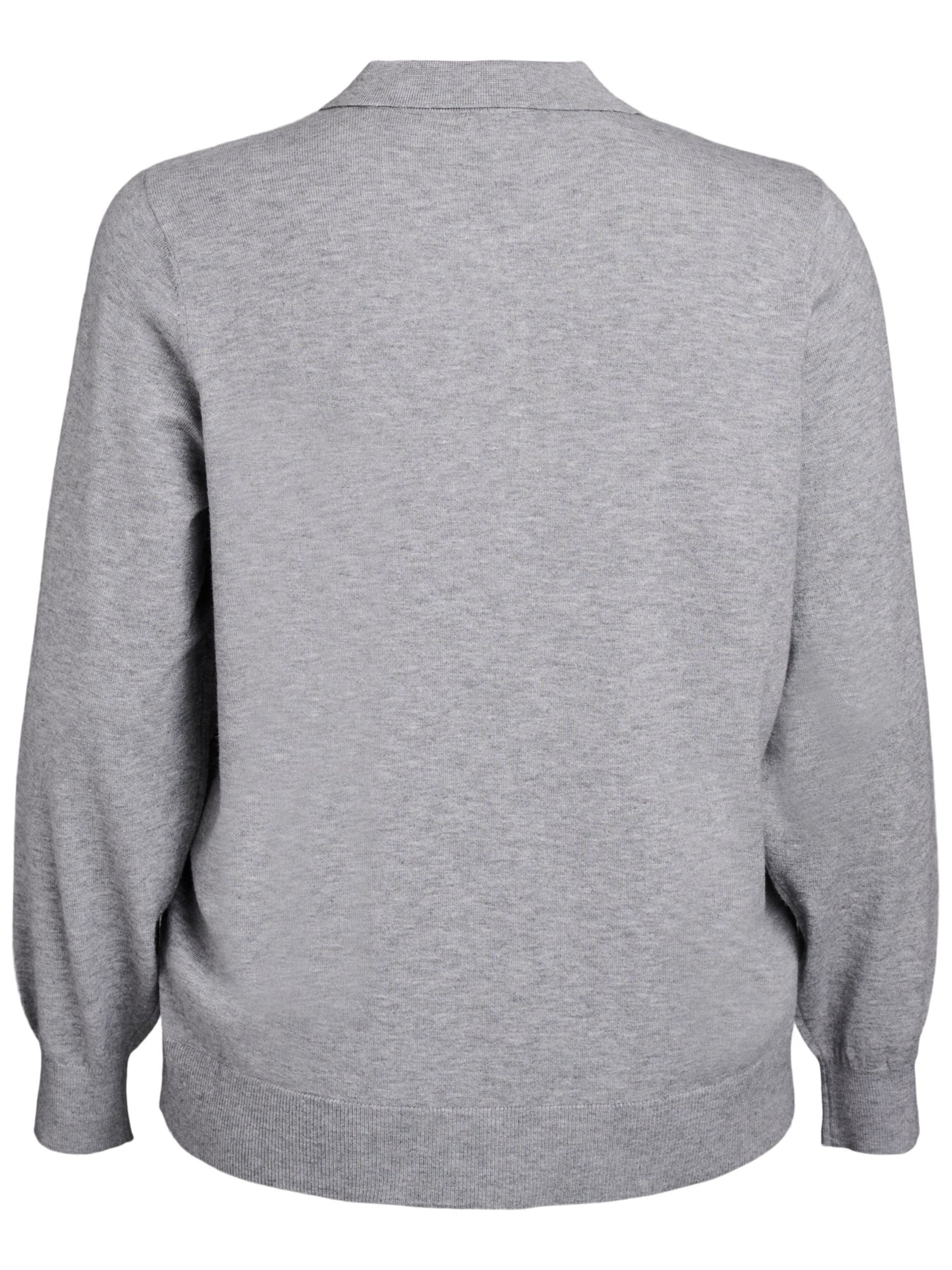 Zizzi Pullover 'Caella' in Grau