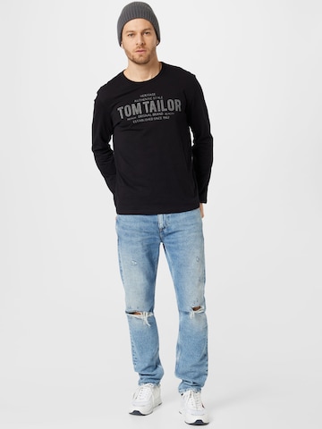 TOM TAILOR Тениска в сиво