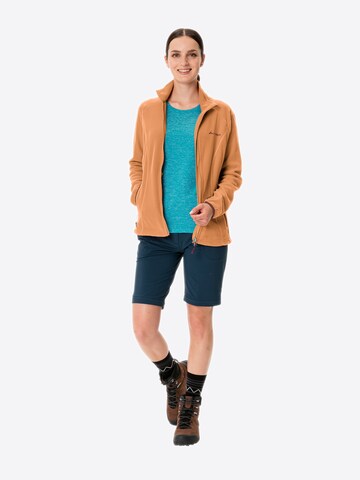 VAUDE Athletic fleece jacket 'Rosemoor' in Orange