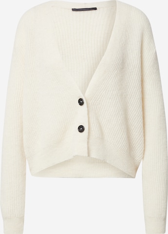 DRYKORN Knit Cardigan 'Sontje' in White: front