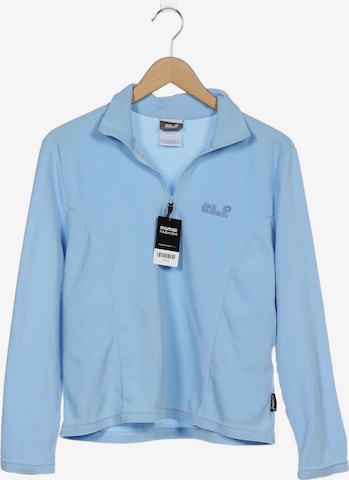 JACK WOLFSKIN Sweatshirt & Zip-Up Hoodie in XL in Blue: front