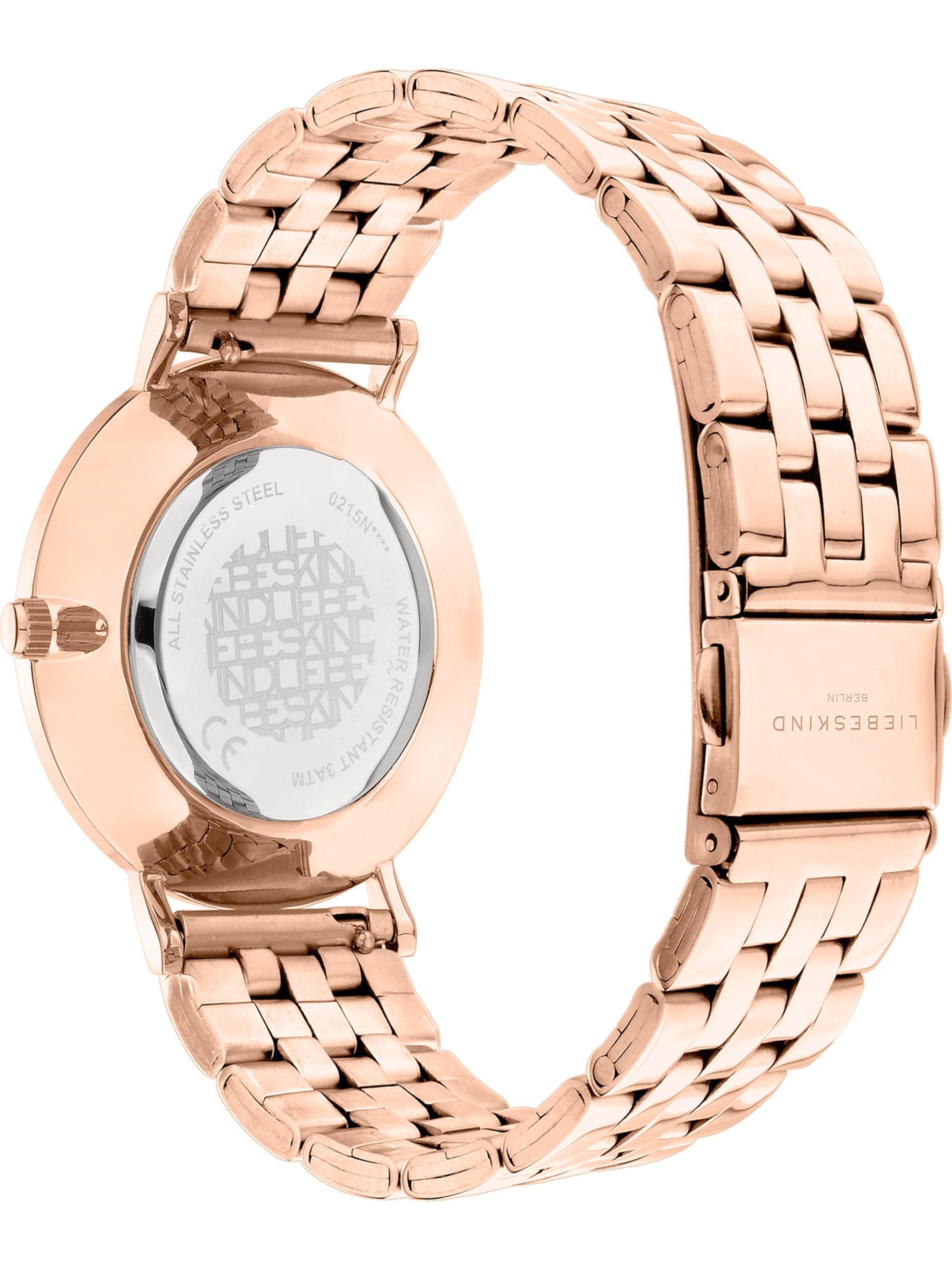 Montre à affichage analogique Liebeskind Berlin en or