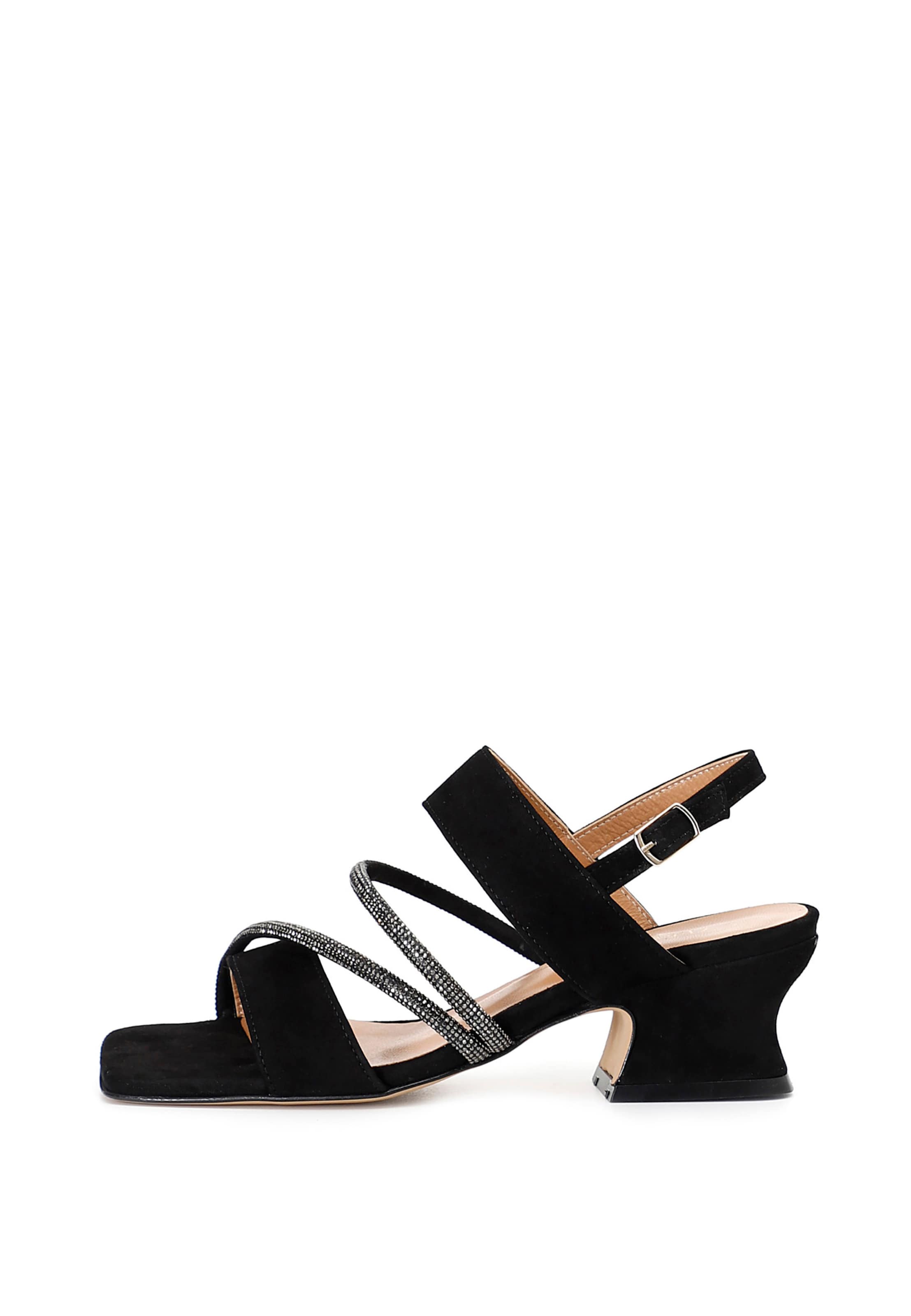 CAFè NOIR Sandal in Black: front