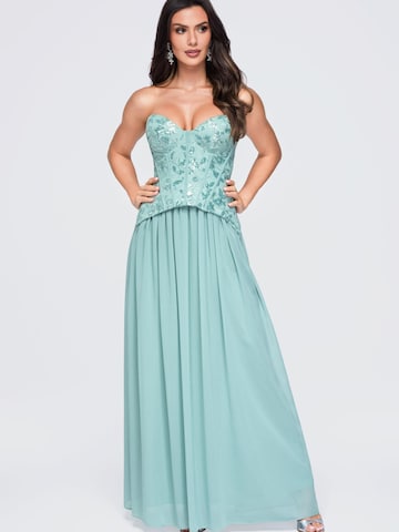 Ombre Abendkleid‌‌ in Grün
