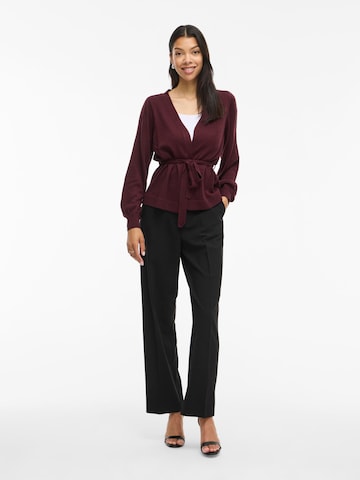 VILA Knit cardigan 'VIAVA' in Red