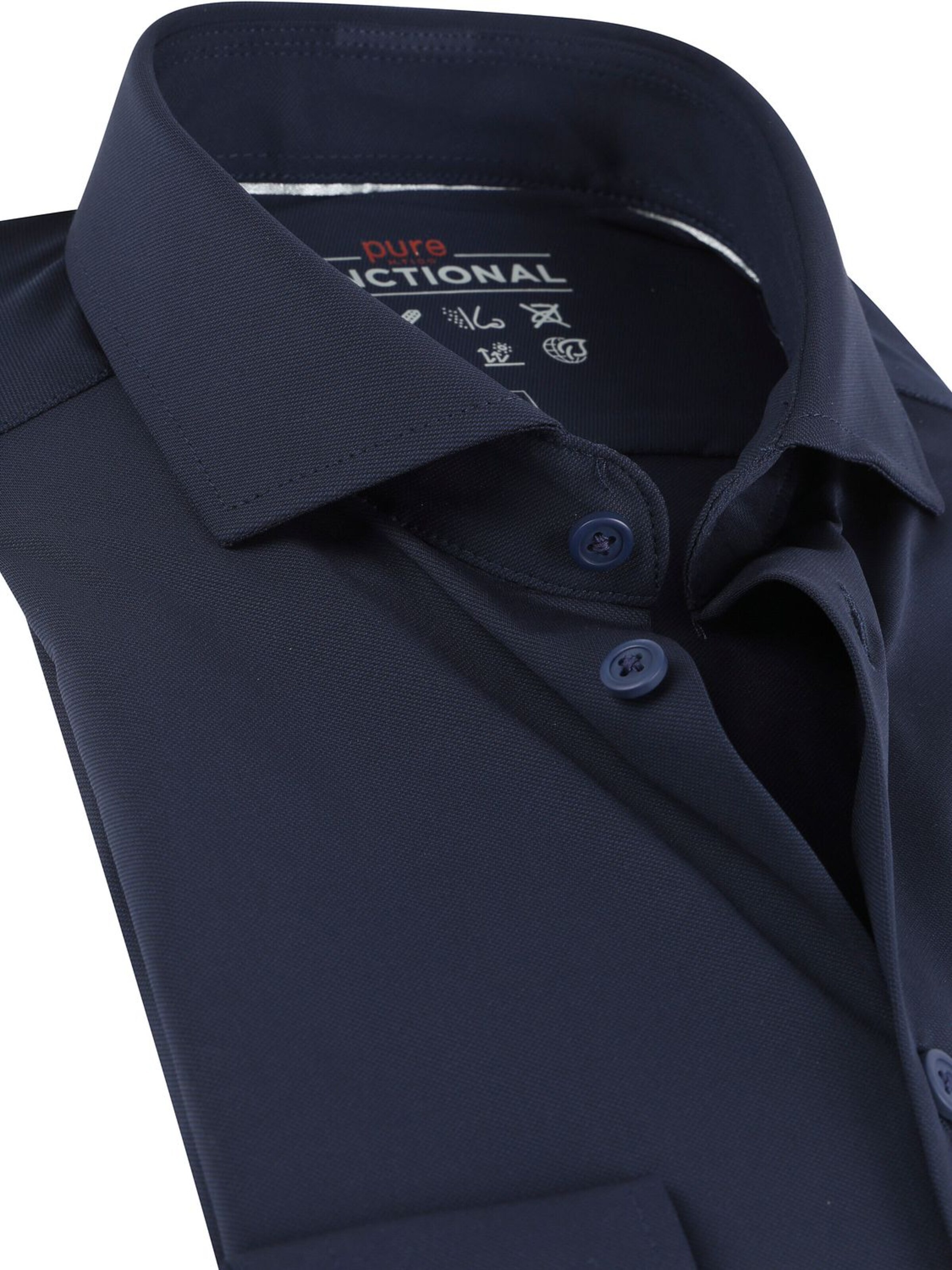 PURE Slim fit Button Up Shirt in Blue