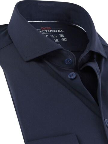 PURE Slim fit Button Up Shirt in Blue