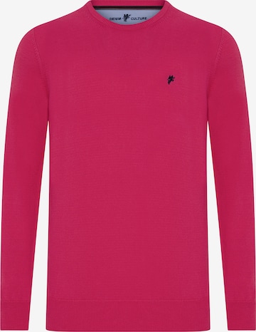 DENIM CULTURE Pullover 'Jeromy' in Pink: predná strana