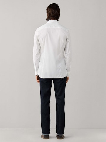 Hackett London Regular fit Button Up Shirt 'City Solid Eoe' in White