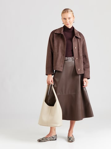 Jupe 'DOMINO' MM by Max Mara en marron