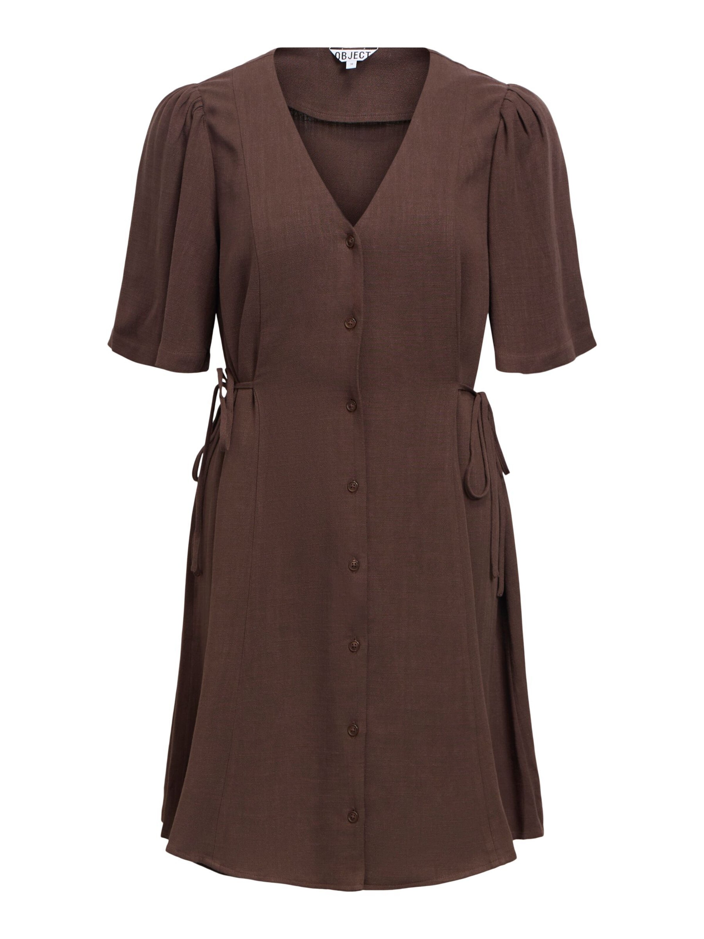 OBJECT Kleid in Braun: Vorderseite