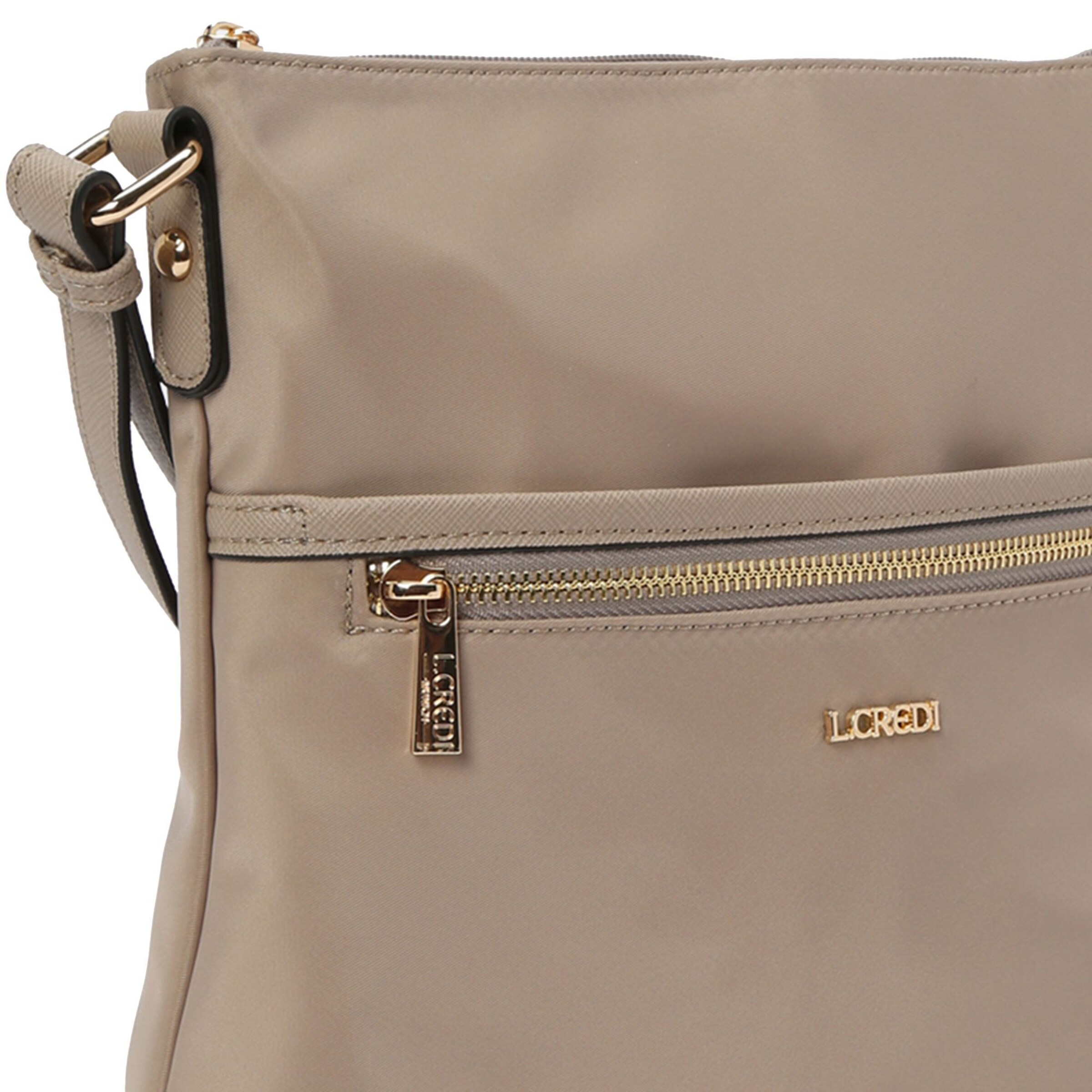 L.CREDI Schoudertas 'Alena' in Beige