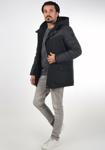 !Solid Winter Parka in Black