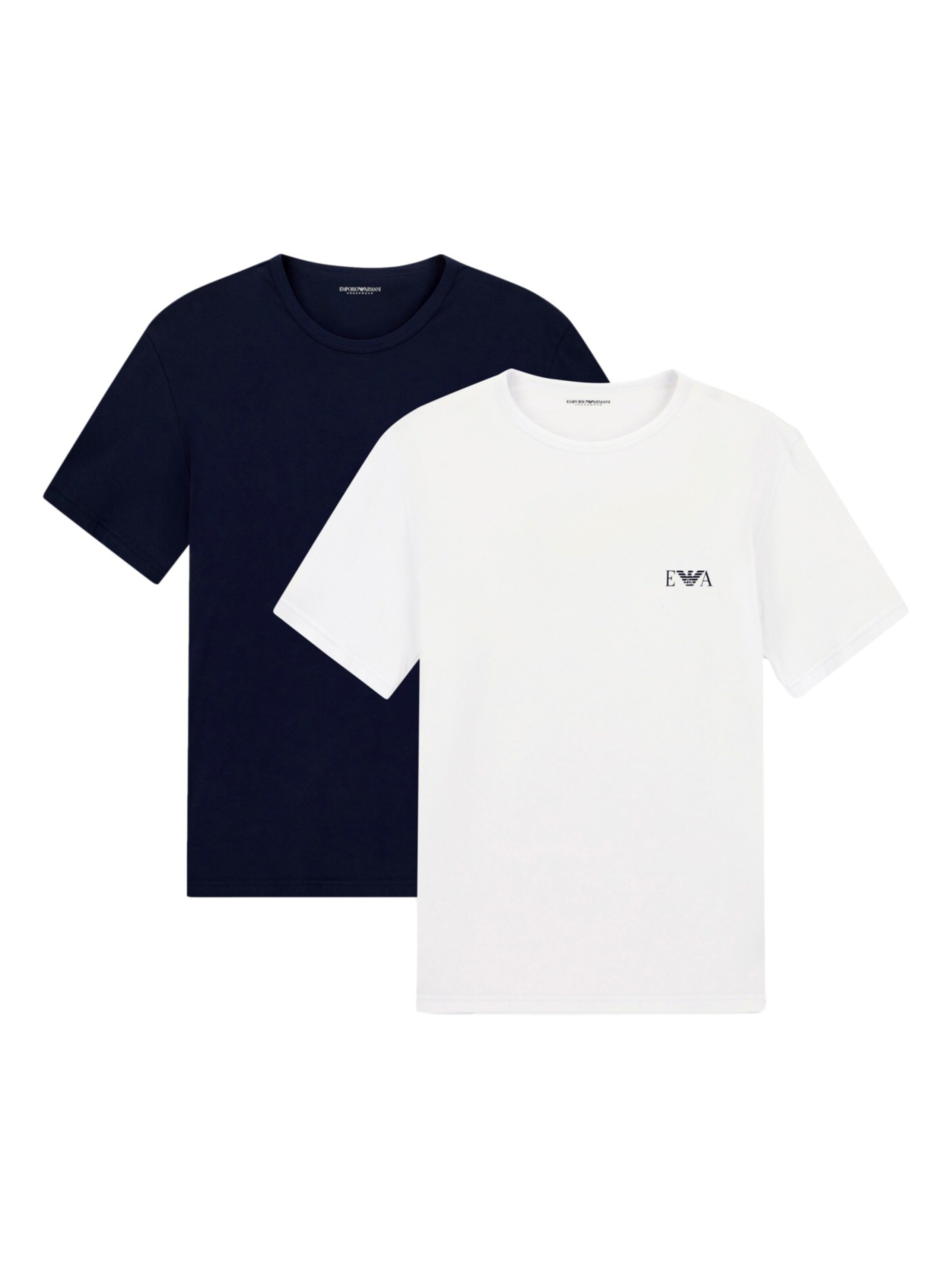 Maglietta di Emporio Armani in bianco: frontale